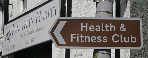 Health Club Sign